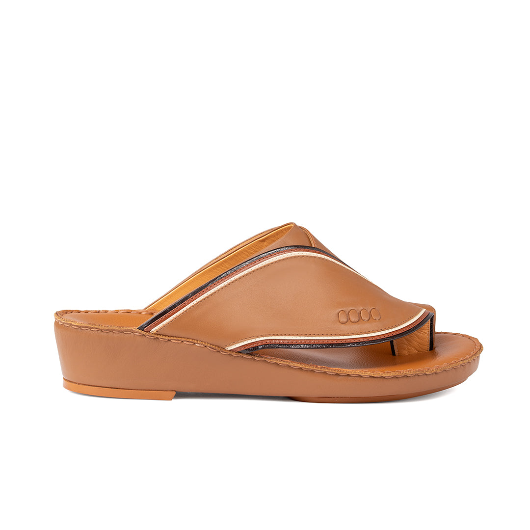 Brown leather sandal
