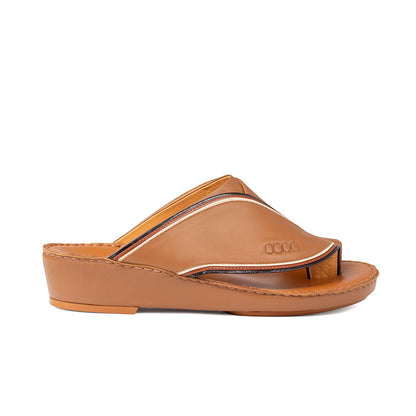 Brown leather sandal
