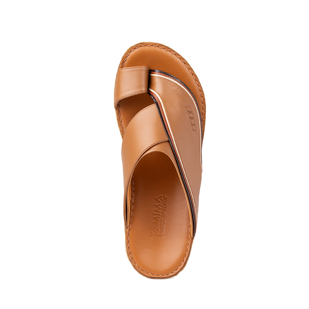 Brown leather sandal
